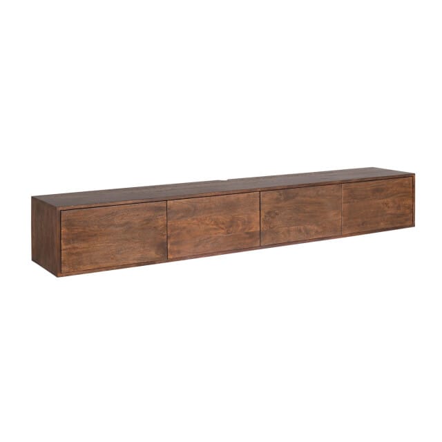 Starfurn zwevend tv meubel vision brown 240 cm
