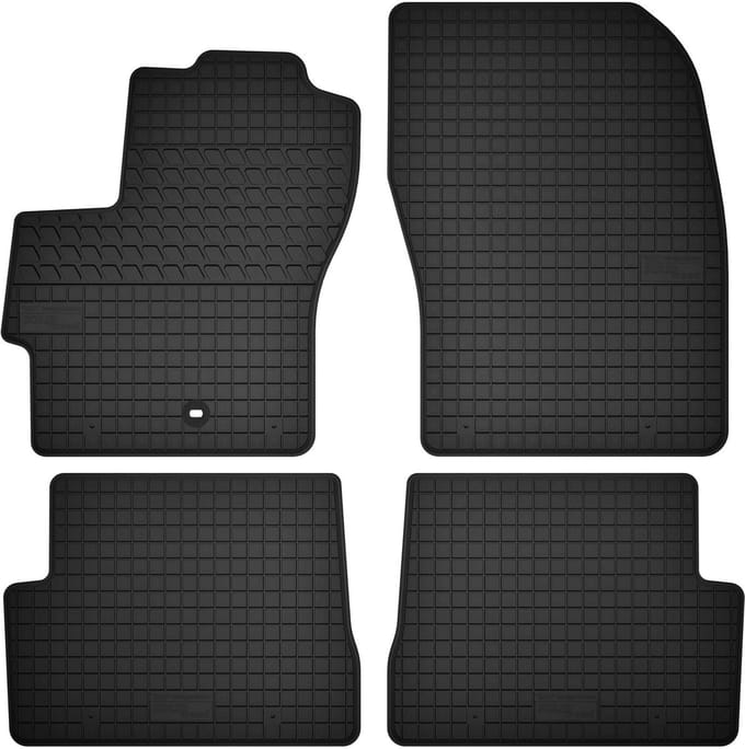 Wielganizator SolidTread – Auto Rubberen Matten – Mazda 3 I BK Hatchback - Zwart - 4 Stuks