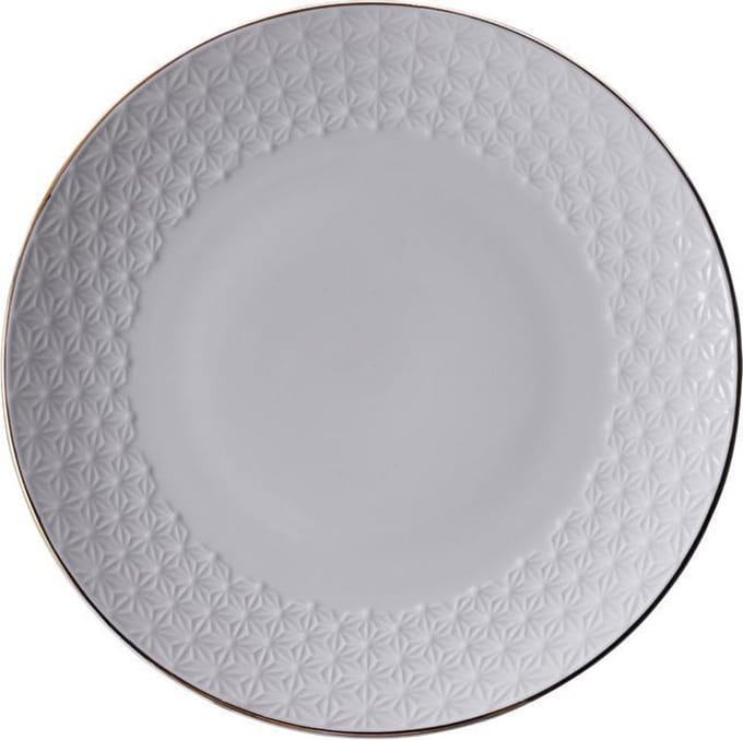 Tokyo Design Studio - Nippon White Gold Rim Plate 27.5cm Star