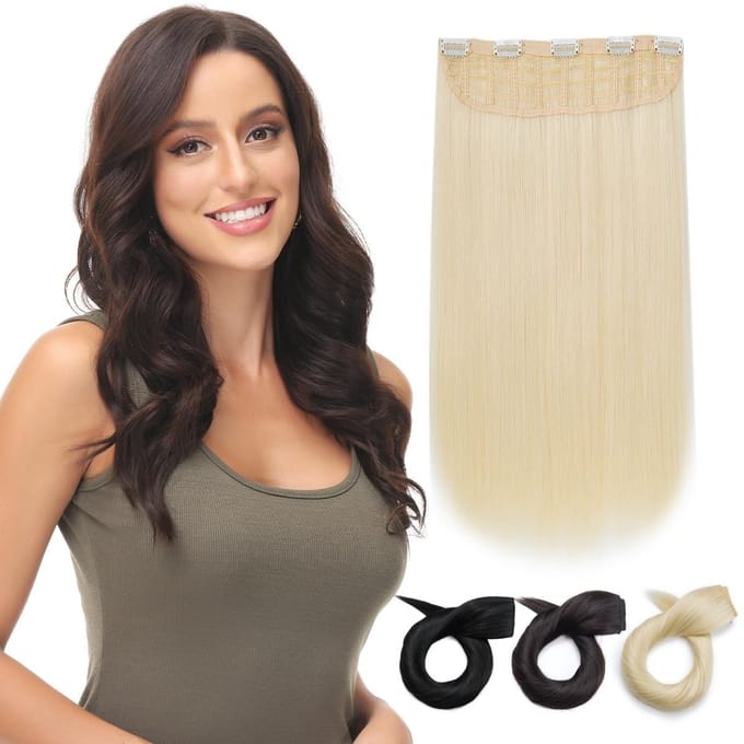 Dailygoody - Clip-in haarextensies - Haarverlenging - Eendelig