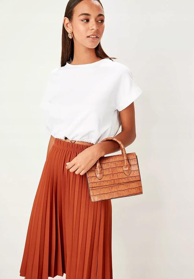 Trendyol - Dames Handtas - Bruin Mini - Universele Maat