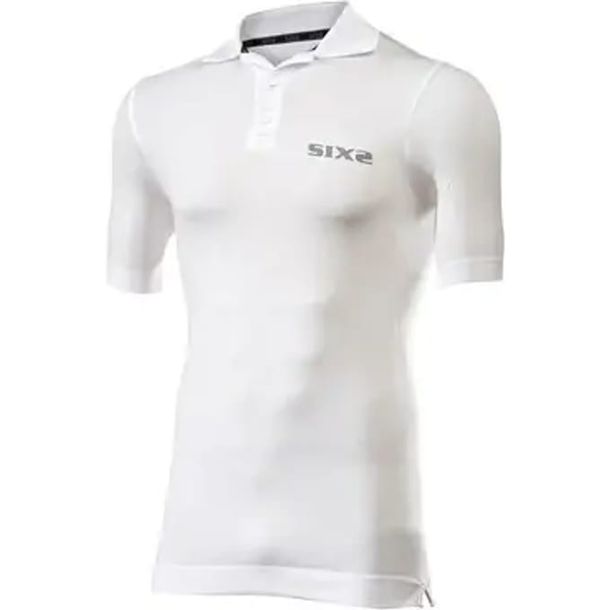 Sixs Korte Mouw Poloshirt Wit S Man