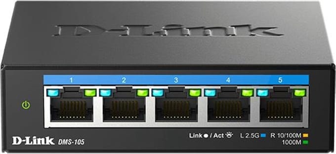 D-Link DMS-105/E DMS-105/E Ethernet Switch 5 poorten