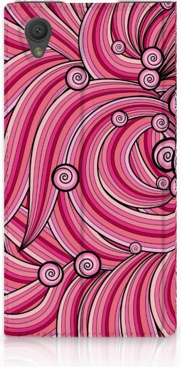 Sony Xperia L1 Bookcase Swirl Pink