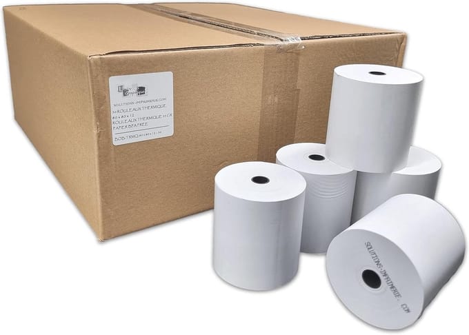 Thermisch Papier voor Kassabonnen 80x80mm BPA-Vrij