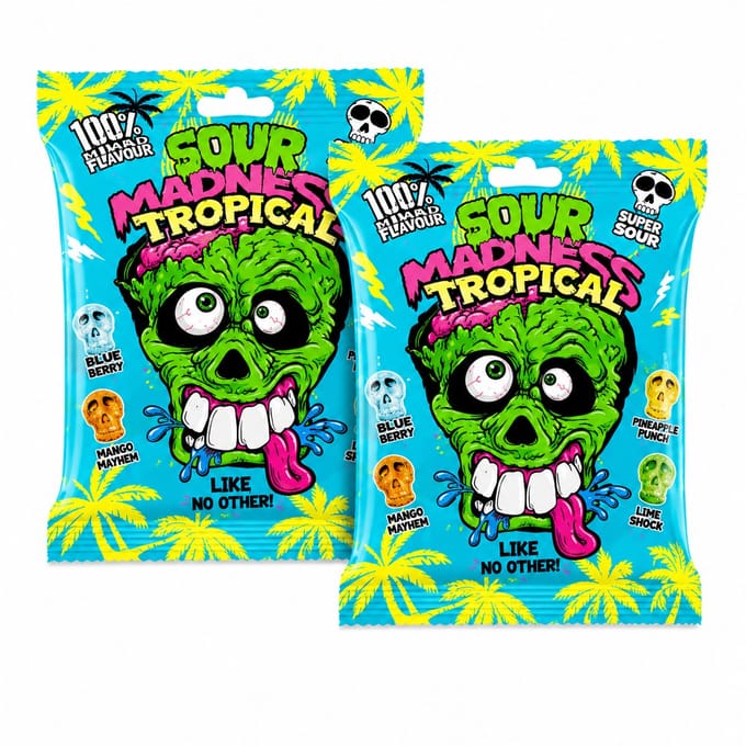 Sour Madness Tropical 2 Stuks