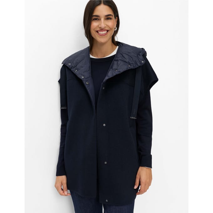 Brax Dames Gilet  Style HOLLY navy, donkerblauw, maat 36