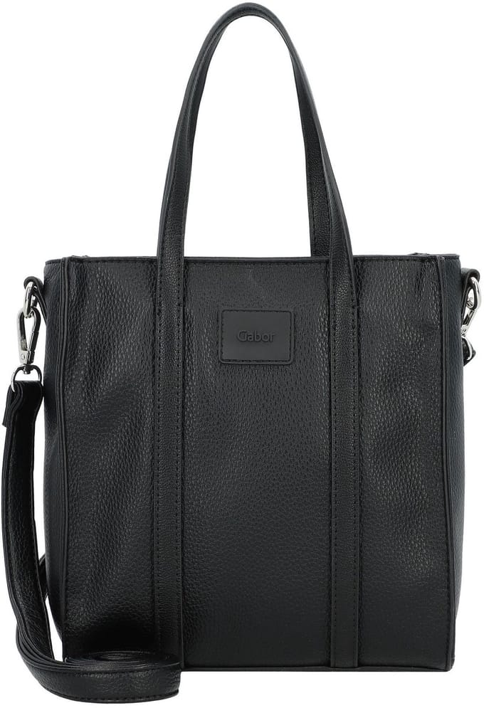 Gabor Schoudertas Handtas Elfie Zip Tote Bag Black Zwart