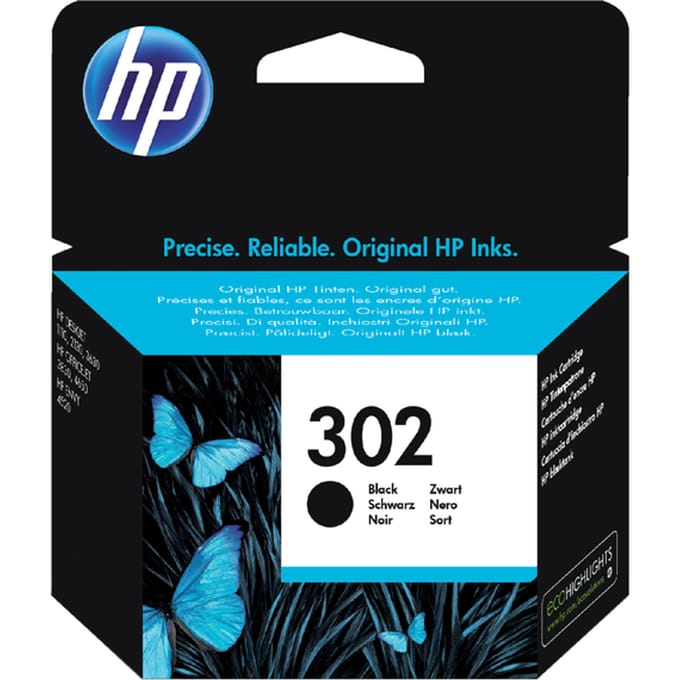 HP 302 - Inktcartridge - Origineel - Standaard capaciteit - Zwart