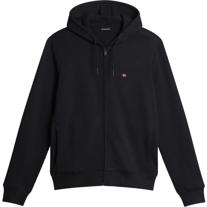 Zip Hoodie Casual Style - Black Sweaters