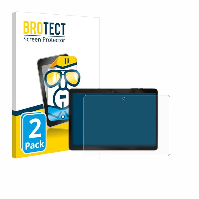 BROTECT - Screenprotector voor SGIN E10P 10.1" - Folie Beschermfolie transparant 2 Stuks