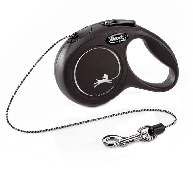 Flexi New Classic Cord - Rollijn Katten - Flexi New Classic Cat Koord Xs Zwart