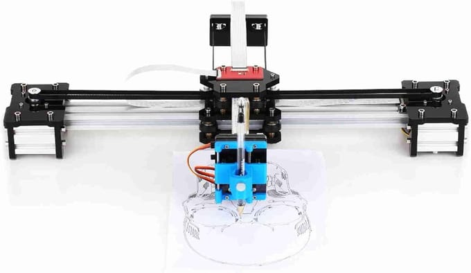 Tekenmachine voor kinderen, penplotter en robotkit voor creatief tekenen met grote tekenruimte en gebruiksvriendelijk ontwerp