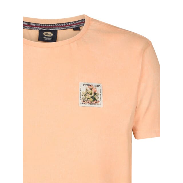 Petrol - Heren Shirt - M-1060-TSR623 - 2125 Tropical Orange