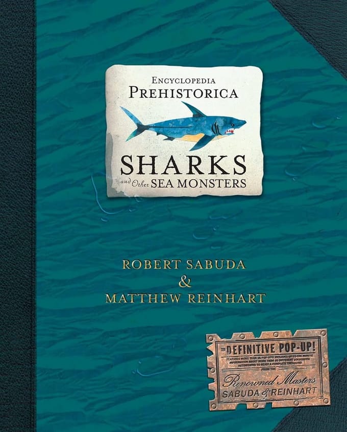 Pop-up Boek Prehistorische Zeemonsters en Haaien met Meer dan 35 Uitschuifbare Illustraties