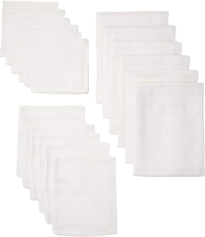 Starter set 18-piece - Meyco 450000 Snuggle & Dream Collection hydrofiele washandjes