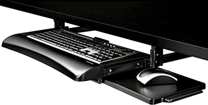 Verstelbare Onderbureau Toetsenbordlade voor Ergonomisch Werkstation
