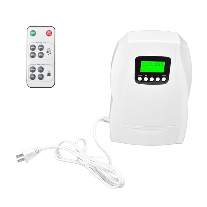 Ozon Ionisator Reiniger Draagbare Multifunctionele O3 Generator voor Lucht Voedsel 500mg/h white