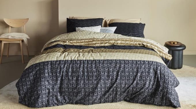 Beddinghouse Lance dekbedovertrek - Tweepersoons - 200x200/220 - Grijs