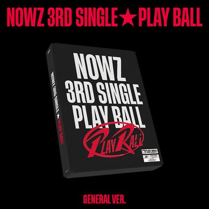 NOWZ [Play Ball] 3e Single Album (ALGEMEEN VER.) + Gratis geschenk NO POSTER black
