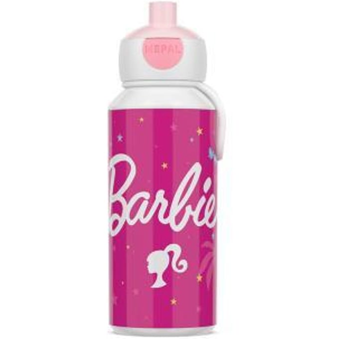 Mepal Pop-up drinkfles Campus - 400 ml - Sluit goed af - Drinkbeker voor kinderen - Barbie