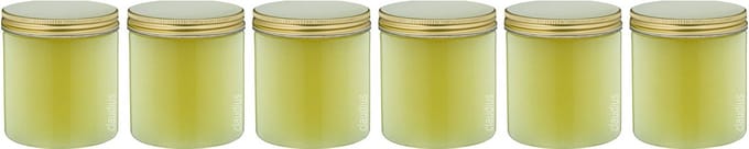 Bodyscrub-Gel Hamam - 400 gram - Pot met gouden deksel - set van 6 stuks - Hydraterende Lichaamsscrub