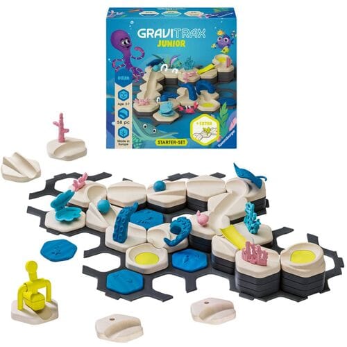 Ravensburger GraviTrax Junior knikkerbaan of Action-Set Focus knikkerbaan (GT Junior voordeelpak)