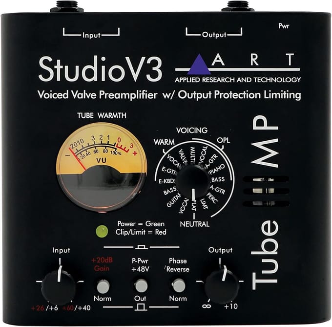 Microfoon Voorversterker met Variabele Kleuring voor Studio en Live Gebruik