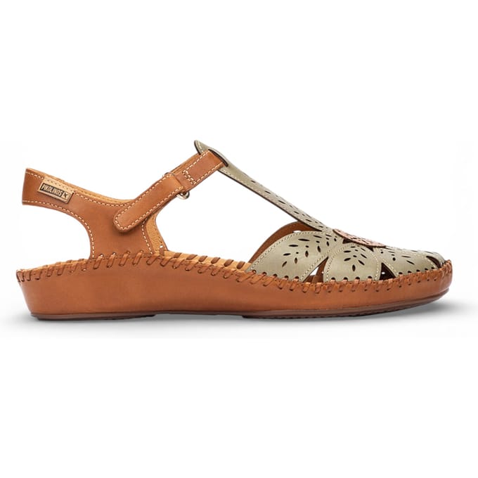 Pikolinos - 655-0841C1 - Platte sandalenDames Sandalen - Kleur: Groen - Maat: 42