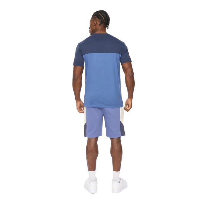 Crosshatch Heren Castlebay T-Shirt (Blauw)