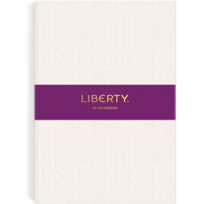 Liberty Cream Tudor A5 Embossed Journal - Galison