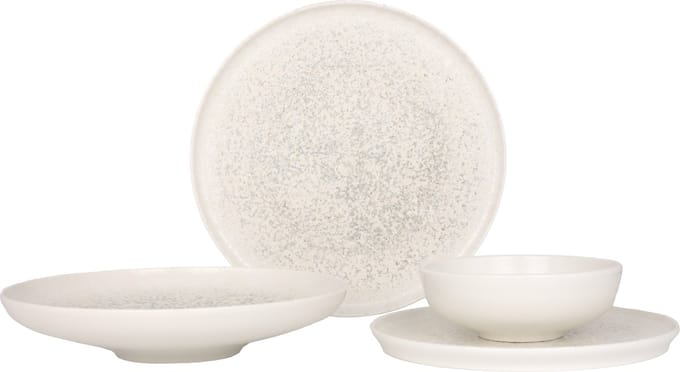 Bonna Serviesset - Lunar White - 24 delig - 6 persoons - Porselein