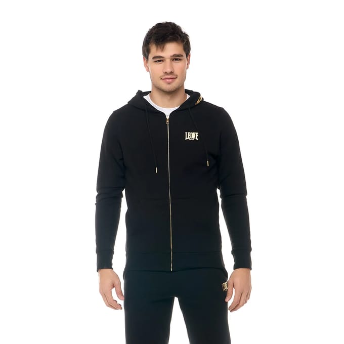 Hooded sweatshirt met rits Leone New Gold