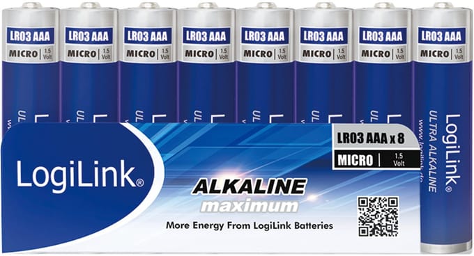 LogiLink LR03F8 huishoudelijke batterij Wegwerpbatterij AAA Alkaline