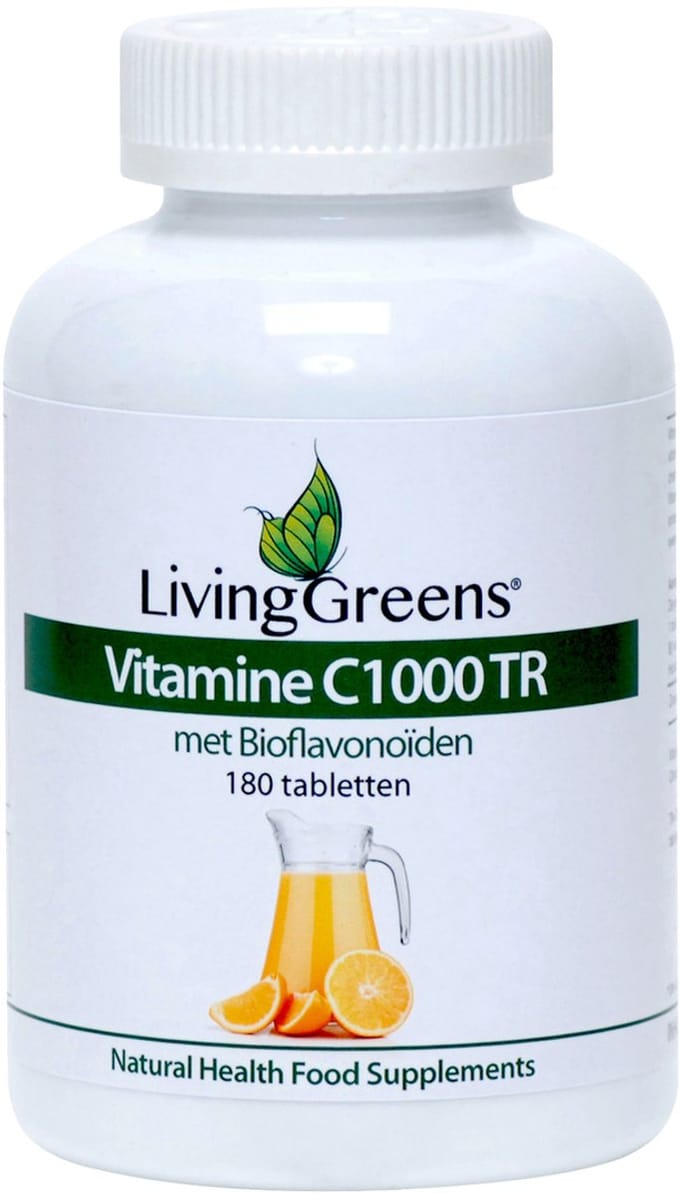 Livinggreens Vitamine C 1000mg TR 180 Tabletten