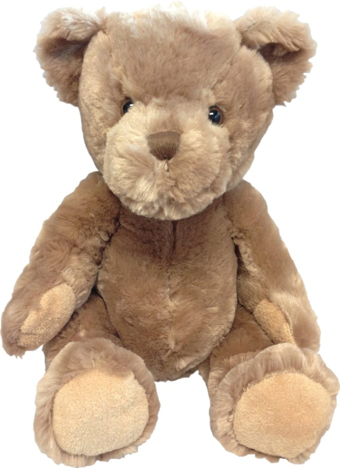 Suki Gifts Knuffel Beer - licht bruin - pluche - knuffeldier - 24 cm
