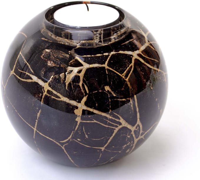 Loranto - Mini urn Waxinelichthouder - Luxe Urn Glas - Kleine Urnen