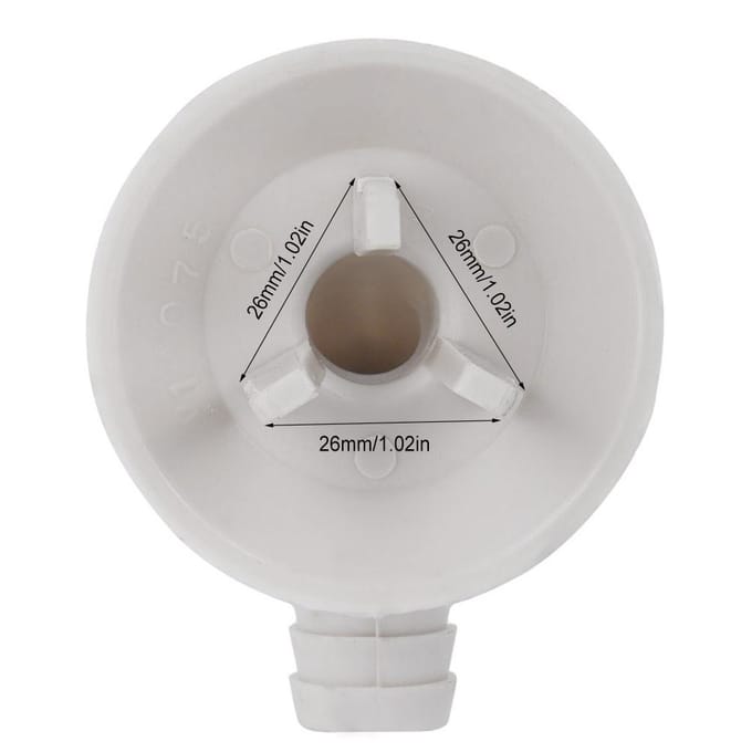 Airconditioning Elleboog Afvoertuit Buitenunit Afvoer Waterleiding Connector wit