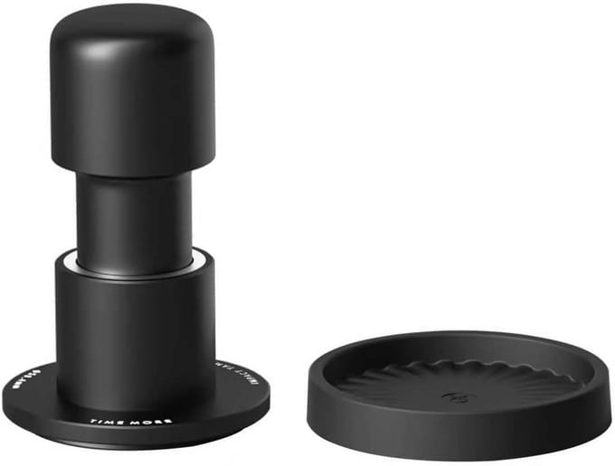 58 mm espressotamper met dual-spring automatisch reset en self-leveling technologie