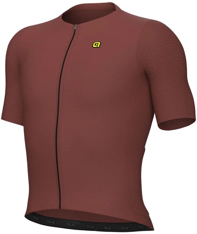 Ale Pr-e Earthy Style Korte Mouw Wielertrui Bruin S Man