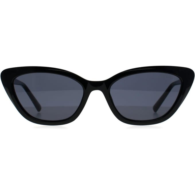 Guess GF6197 01A glanzend zwart grijze zonnebril