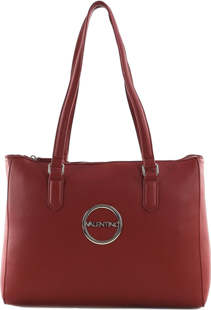 VALENTINO Schoudertas Moses Shopping Bag Rosso Scuro Donkerrood