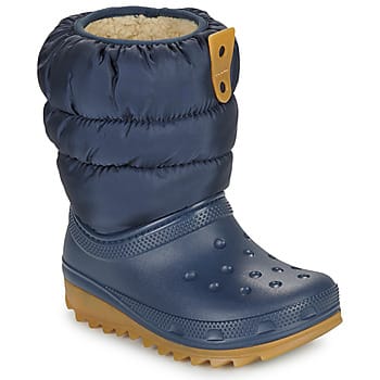 Crocs Classic Neo Puff Boot K - Kinderen - Boots - Donkerblauw - Maat 28/29