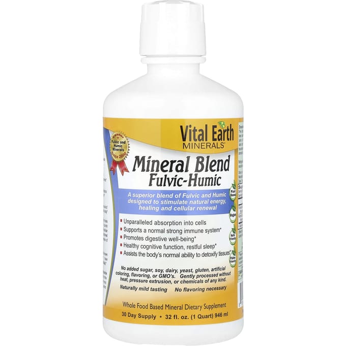 Minerale Mix Fulvinezuur-Huminezuur, 946 Ml (32 fl oz) yellow