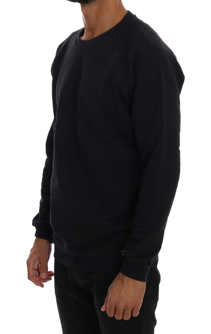 Daniele Alessandrini Blauwe Crewneck Katoenen Trui