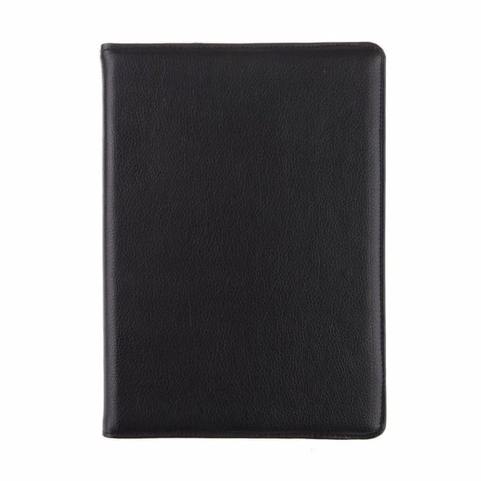 New Age Devi - 360 Draaibare Bookcase geschikt voor iPad 5 2017 iPad 6 2018 tablethoes - Zwart