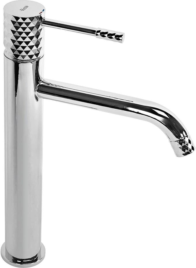 Rea Lungo Diamond High - Wastafelkraan - Chroom - 13,5x2x30cm
