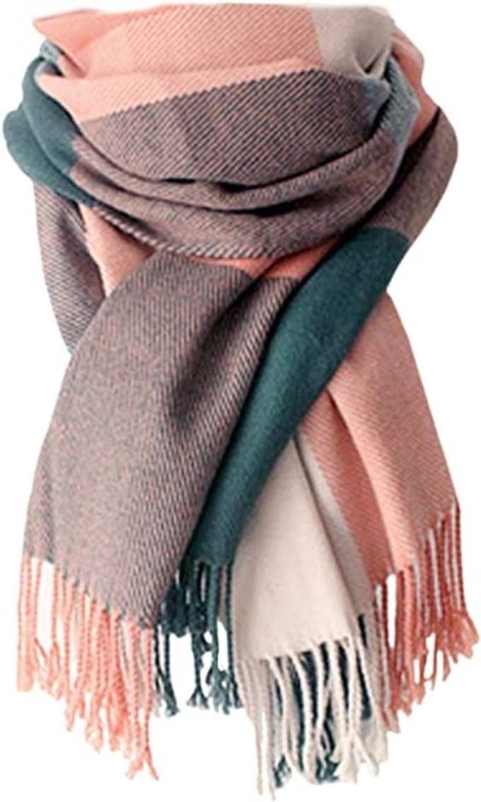 Sjaal Dames - Omslagdoek Dames - 200x60cm - Groen
