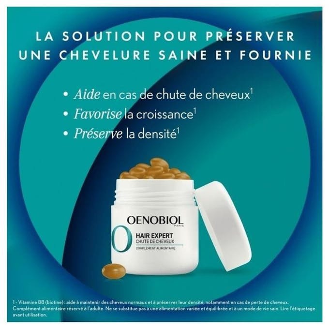 Oenobiol Cheveux Hair Expert Chute de Cheveux 60 capsules