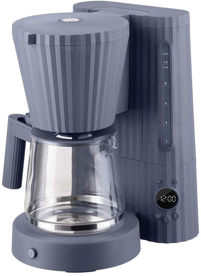 Alessi Plissé Koffiezetapparaat Grijs